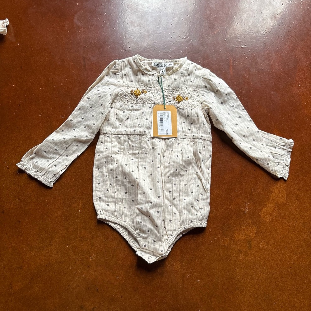 Emile et Ida onesie blouse